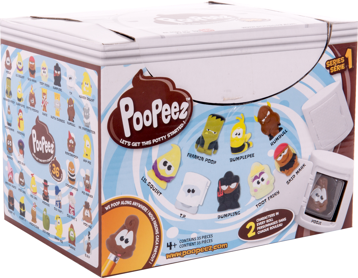 фото Туалетная бумага. мини набор с двумя фигурками poopeez