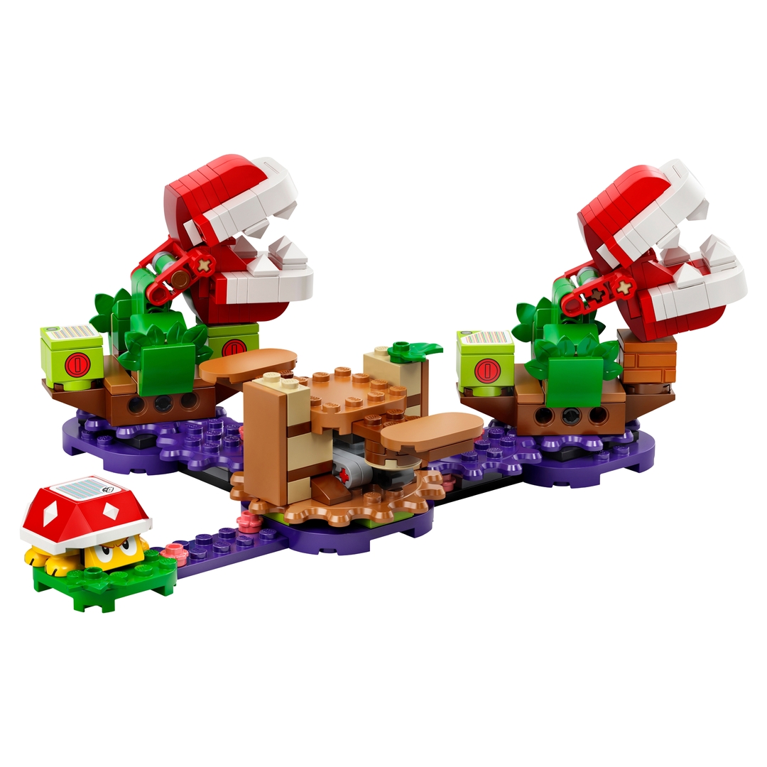 LEGO Super Mario Конструктор Дополнительный набор Загадочное испытание растения-пираньи 71382 - фото 2