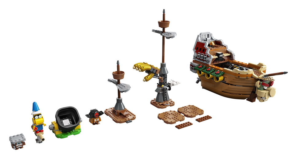фото Lego super mario конструктор &quot;дополнительный набор «летучий корабль боузера»&quot;