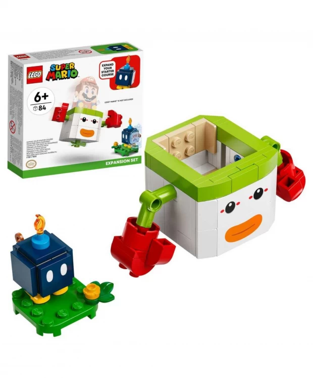 LEGO Super Mario Конструктор Дополнительный набор Клоуномобиль Боузера-младшего