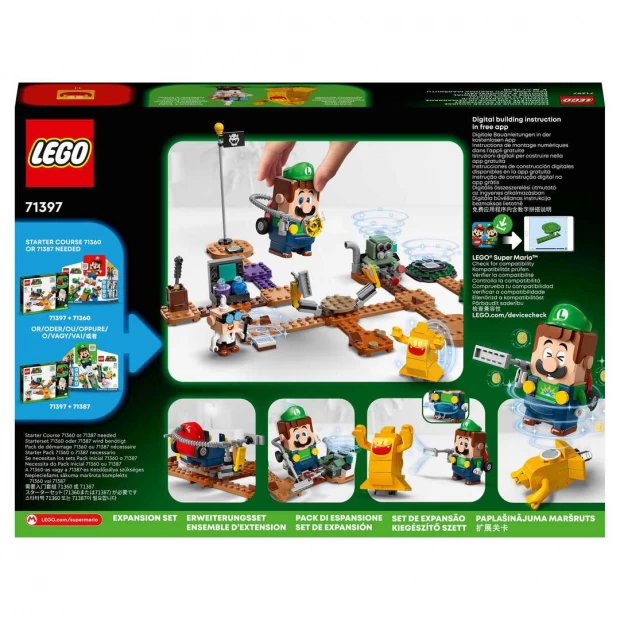 LEGO Super Mario Конструктор Дополнительный набор Luigi’s Mansion™: лаборатория - фото 10