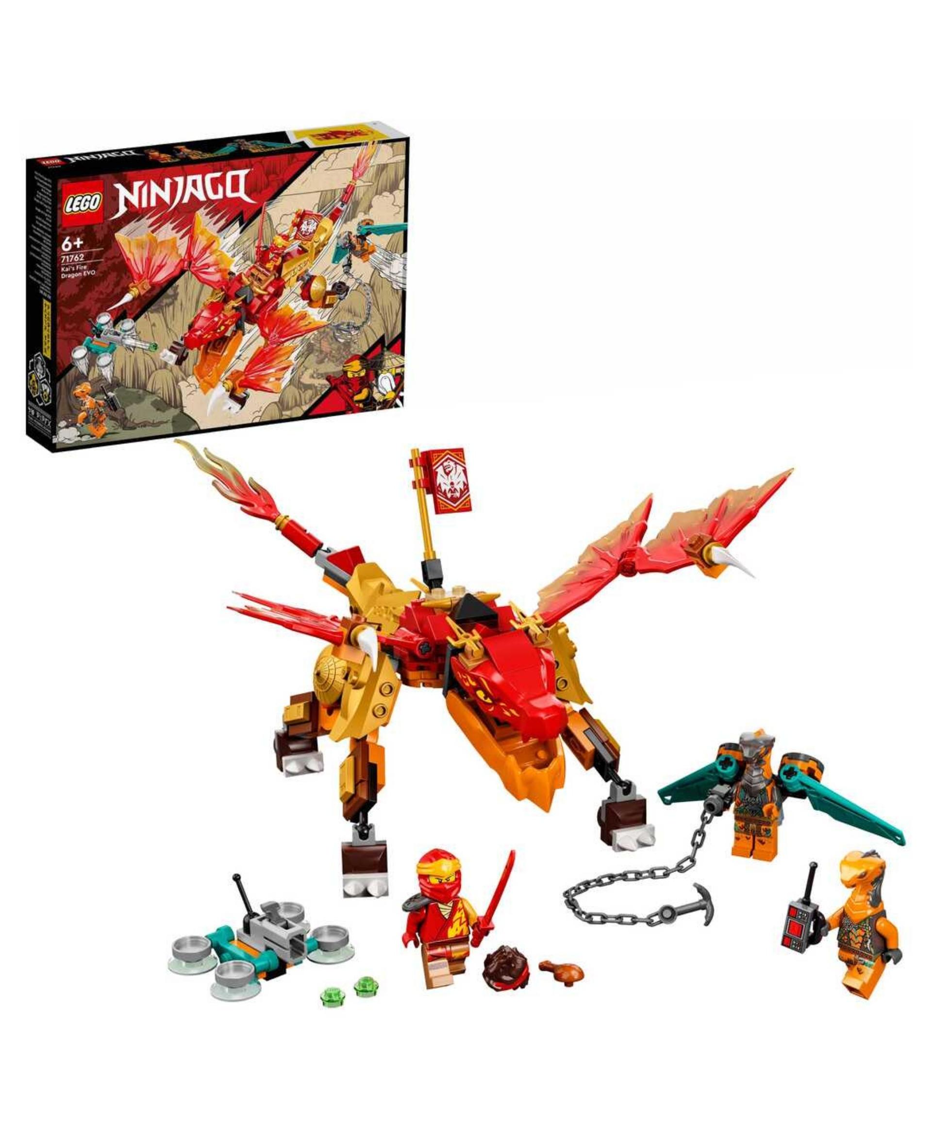 LEGO Ninjago Конструктор Огненный дракон ЭВО Кая 71762 - фото 1