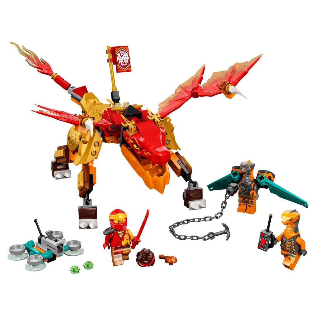 LEGO Ninjago Конструктор Огненный дракон ЭВО Кая 71762 - фото 2