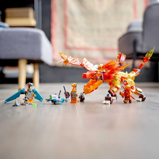 LEGO Ninjago Конструктор Огненный дракон ЭВО Кая - фото 4