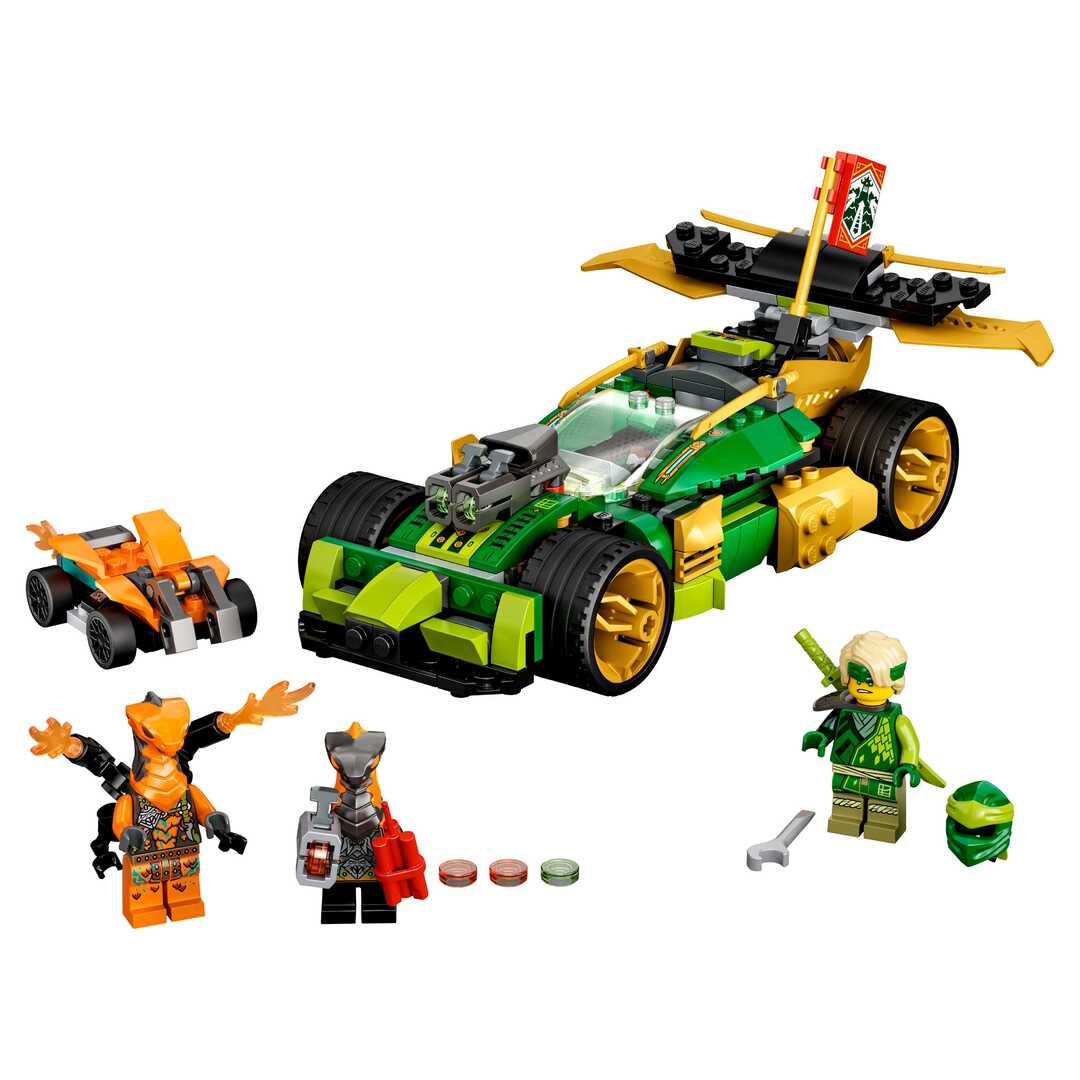 LEGO Ninjago Конструктор Гоночный автомобиль ЭВО Ллойда 71763 - фото 2