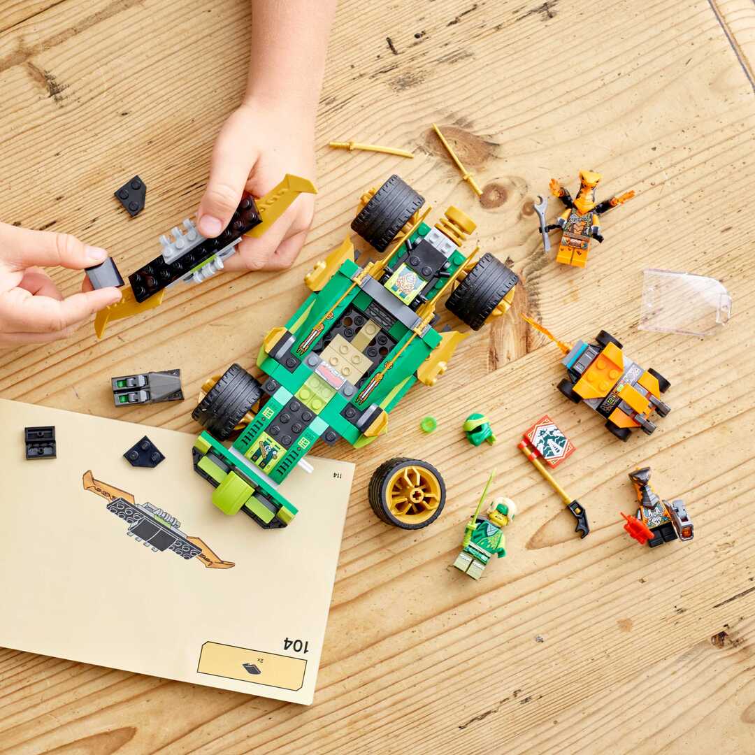 LEGO Ninjago Конструктор Гоночный автомобиль ЭВО Ллойда 71763 - фото 3