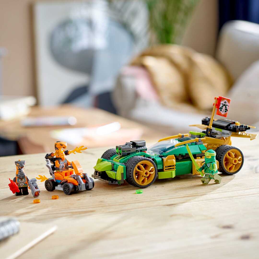 LEGO Ninjago Конструктор Гоночный автомобиль ЭВО Ллойда 71763 - фото 5