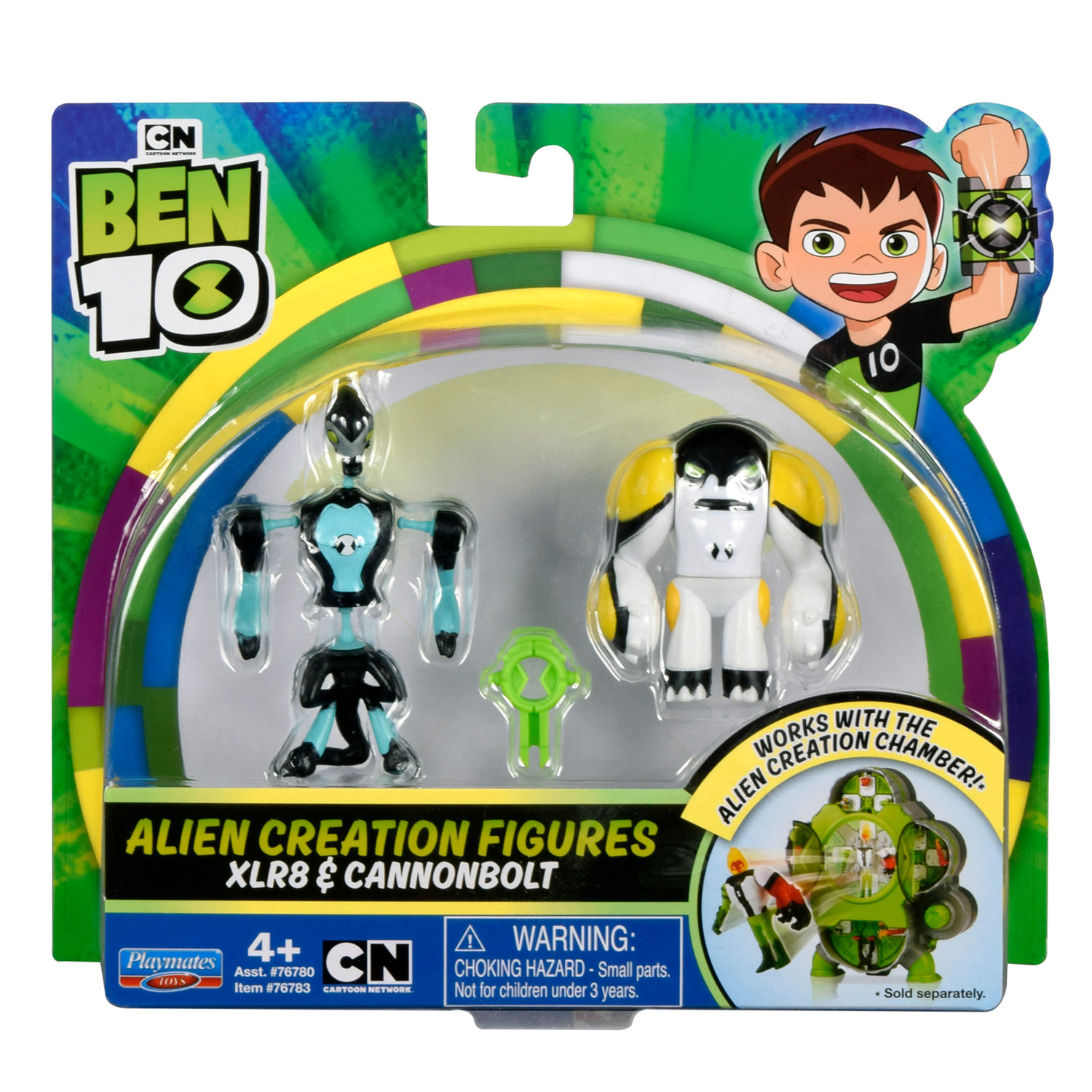 фото Ben 10 набор из 2 разборных фигурок и ключа (молния и ядро) ben-10