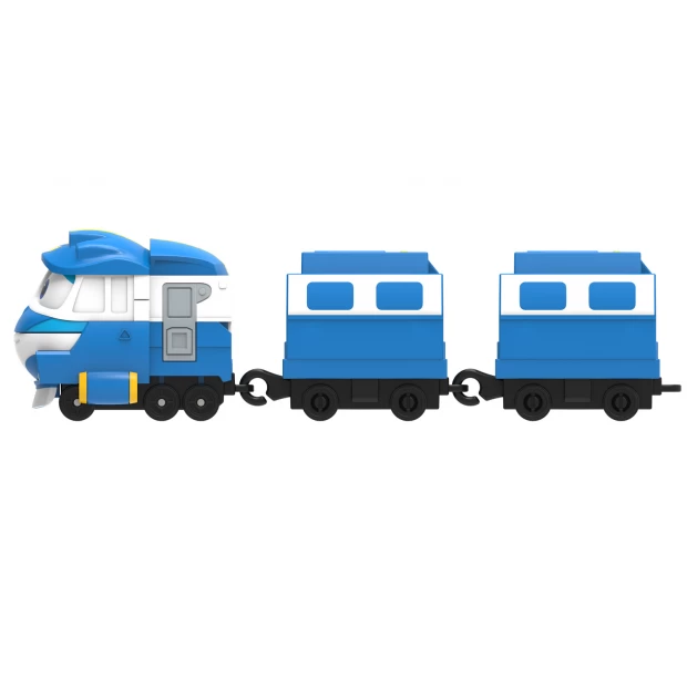 фото Robot trains паровозик с двумя вагонами кей