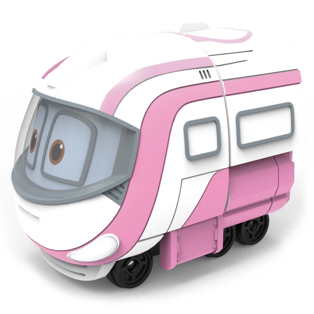 Паровозик Макси в блистере Роботы-поезда robot trains robot trains трансформер альф делюкс