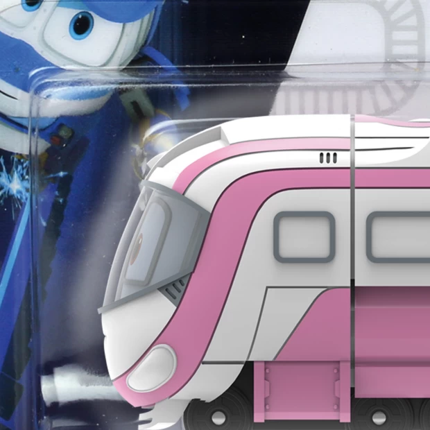 фото Паровозик макси в блистере роботы-поезда robot trains
