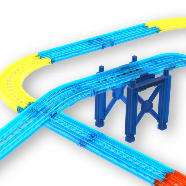 фото Игровой набор железная дорога роботы-поезда robot trains