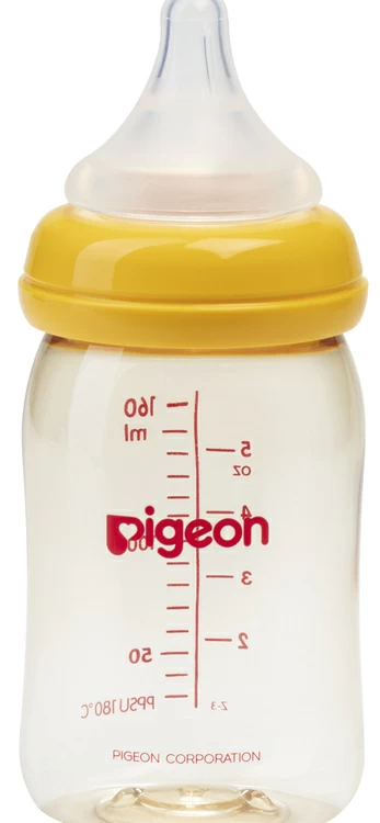 фото Pigeon бутылочка для кормления softouch peristaltic plus, 0+ мес. 160мл ppsu