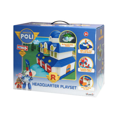 

Штаб-квартира Robocar Poli (металлическая фигурка Хэли в комплекте) 60х80 см, 83156