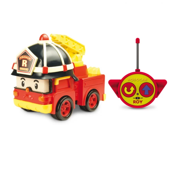 Радиоуправляемая игрушка машинка пожарный Рой Робокар Поли
