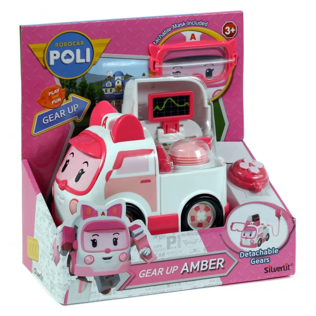 Машинка Robocar Poli Эмбер с аксессуарами
