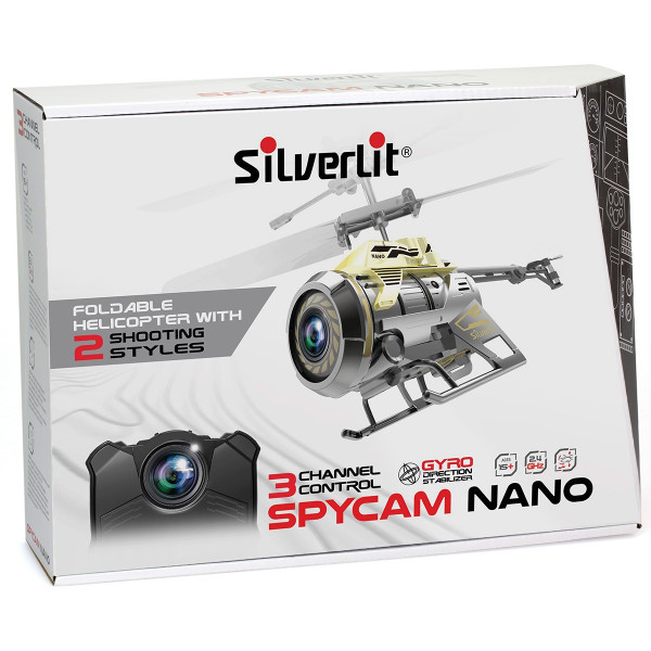 Вертолет на радиоуправлении 3-канальный с камерой Spy Cam Nano