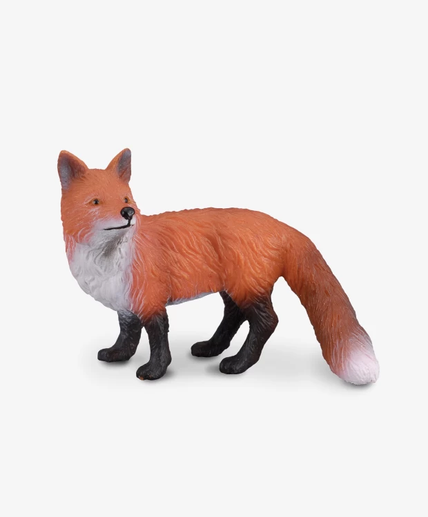 Рыжая лисица фигурка животного