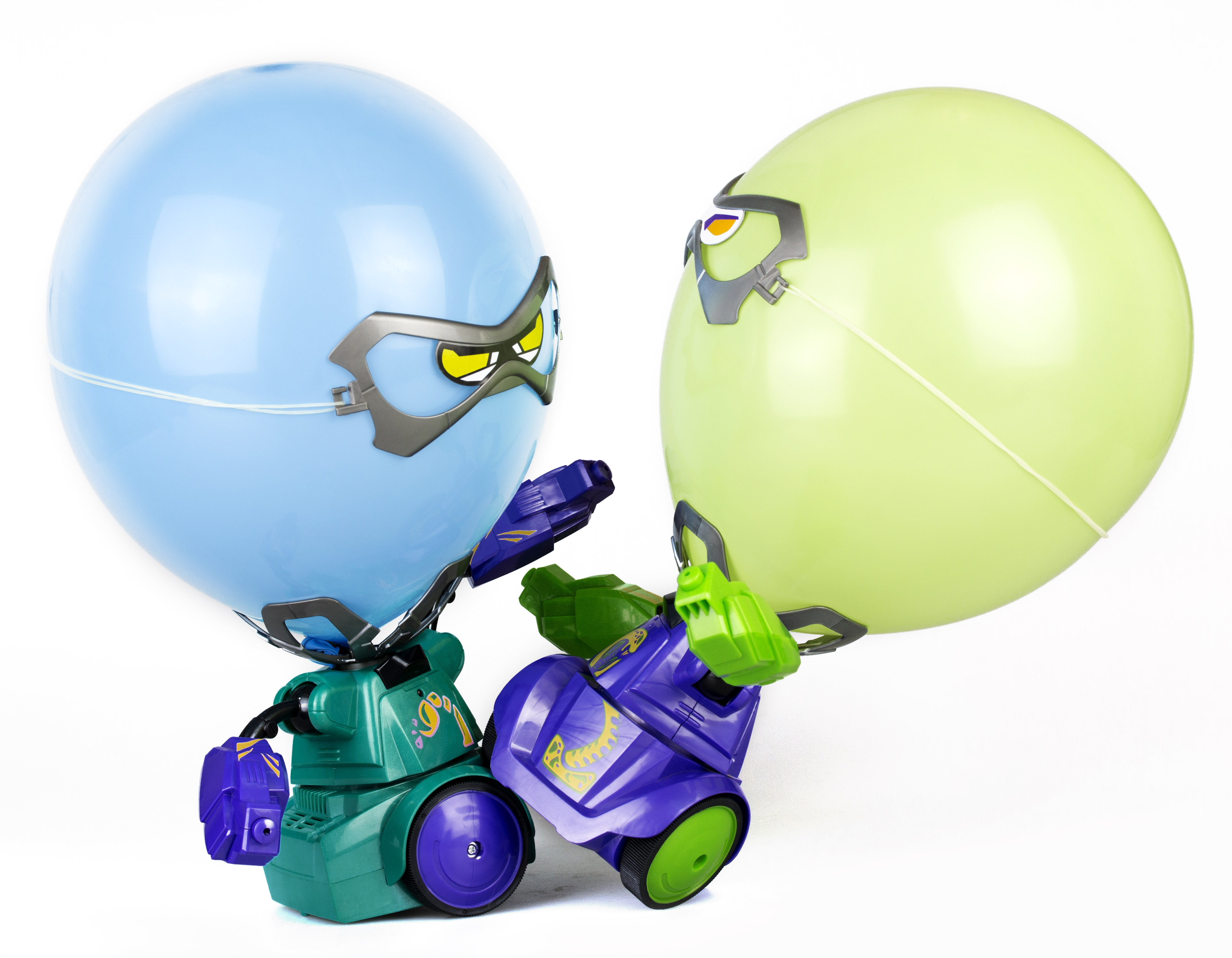 фото Боевые роботы робокомбат шарики (фиолетовый,зеленый) ycoo
