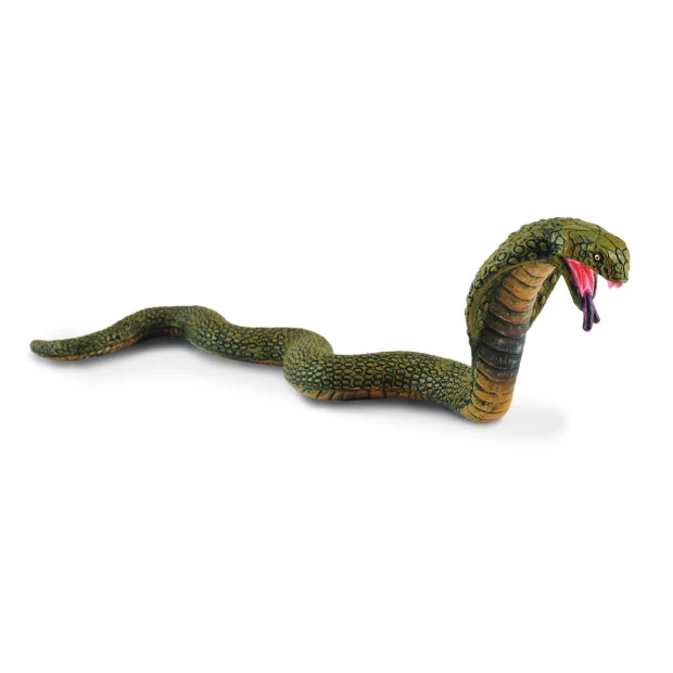 Фигурка животного Змея Королевская кобра фигурка резиновая королевская кобра