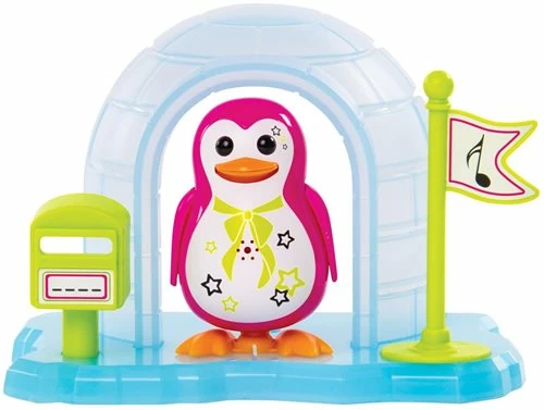 травянчик в домике пингвин розовый DigiBirds Пингвин в домике