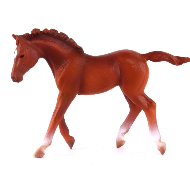 Фигурка животного Лошадь Жеребец каштановый цена и фото