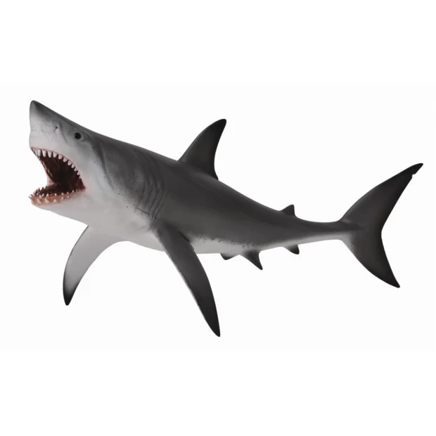 Акула большая фигурка морского животного фигурка животного серая акула длина 41 см