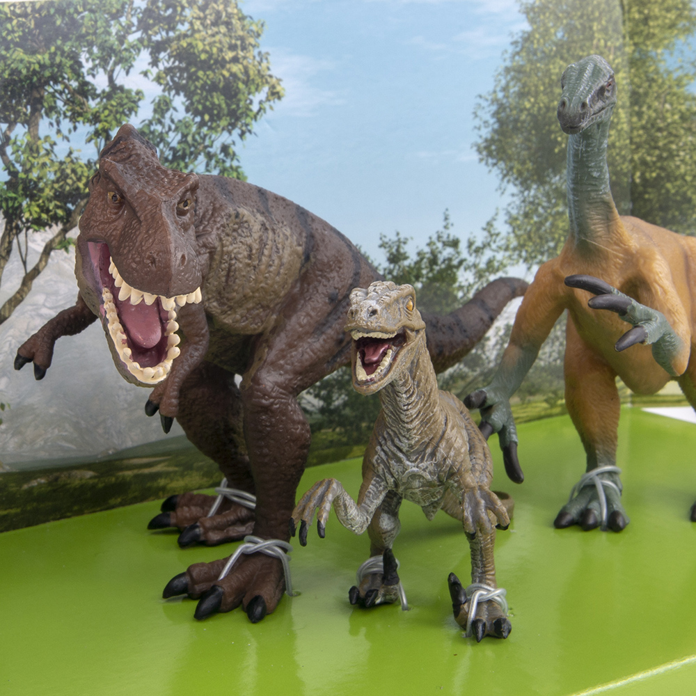 фото Набор динозавров collecta, 3 фигурки