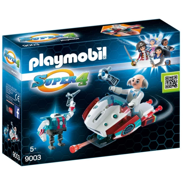 Playmobil Конструктор Скайджет с Доктором Х и Робот - фото 1