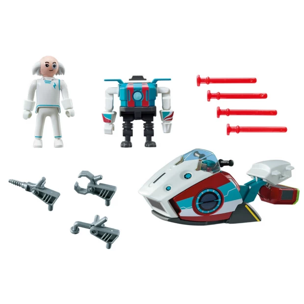 Playmobil Конструктор Скайджет с Доктором Х и Робот - фото 2