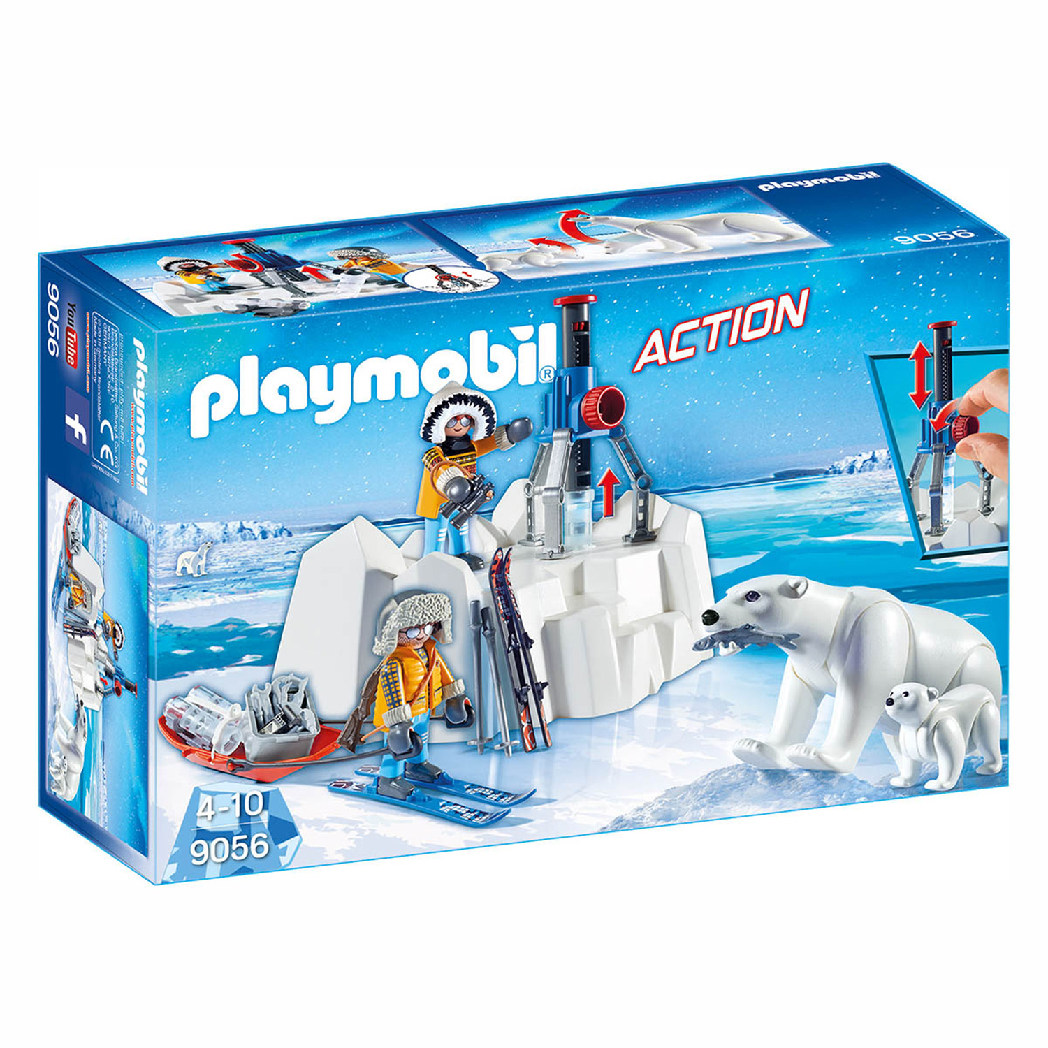 Playmobil Конструктор Исследователи Арктики с полярными медведями 9056PM - фото 1