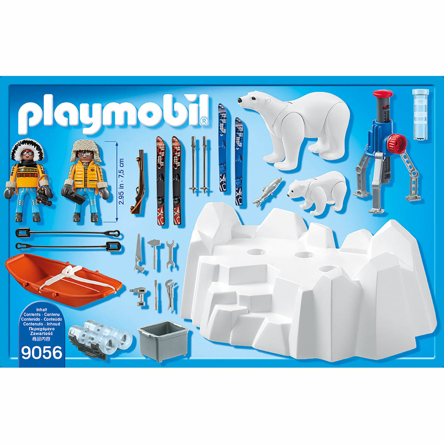 Playmobil Конструктор Исследователи Арктики с полярными медведями 9056PM - фото 2