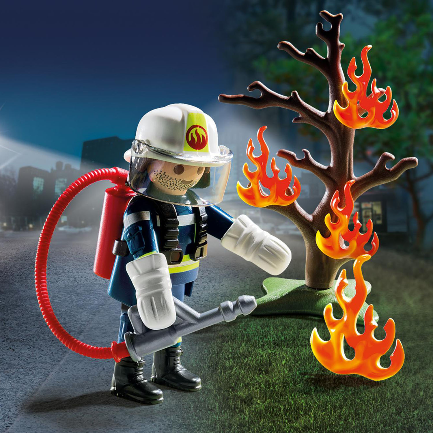 Playmobil Конструктор Пожарный с деревом 9093pm - фото 2