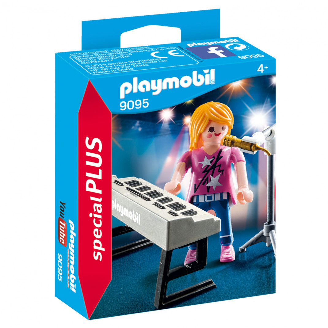 Playmobil Playmobil Конструктор Певица с синтезатором