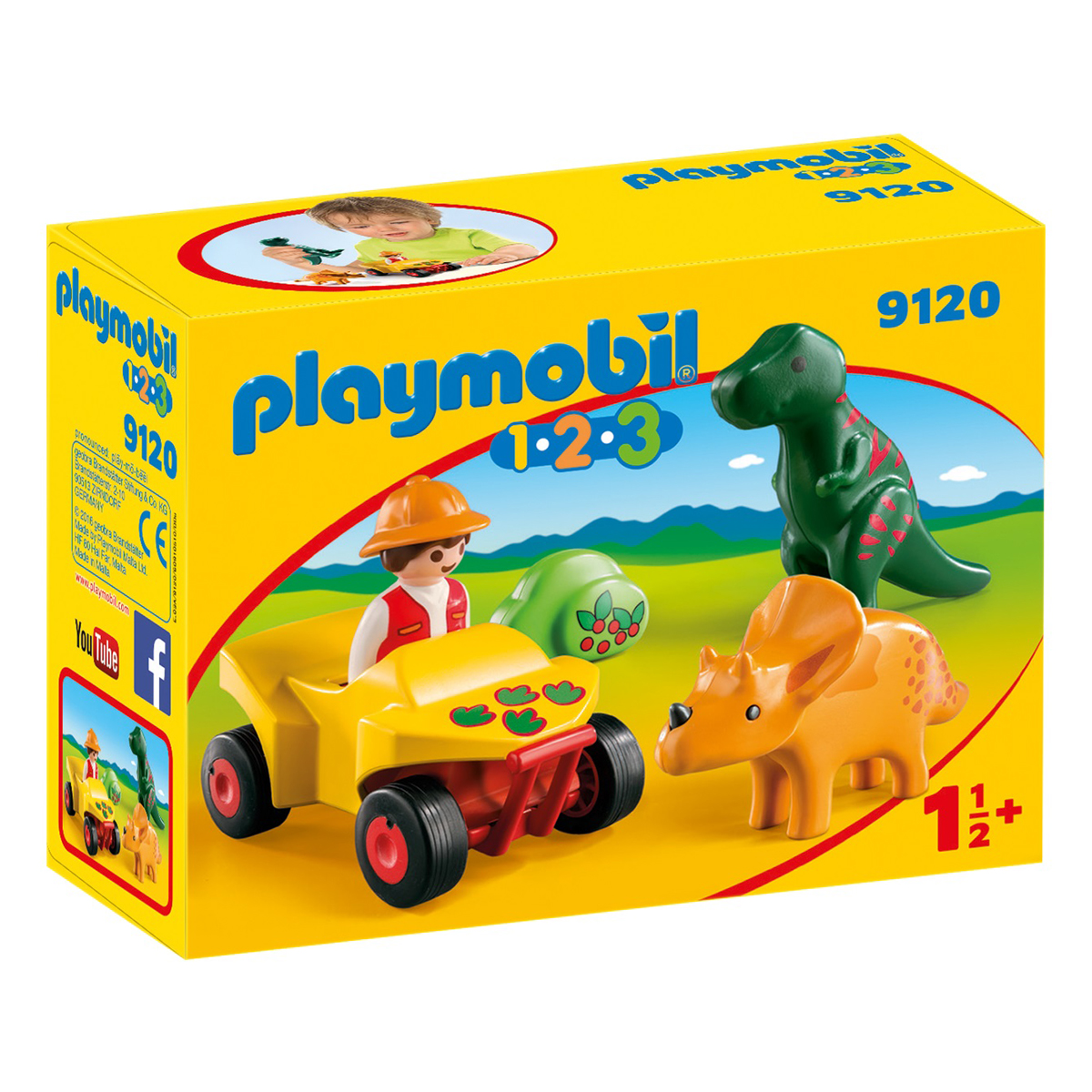 

Конструктор Playmobil Исследователь с динозаврами, 9120pm