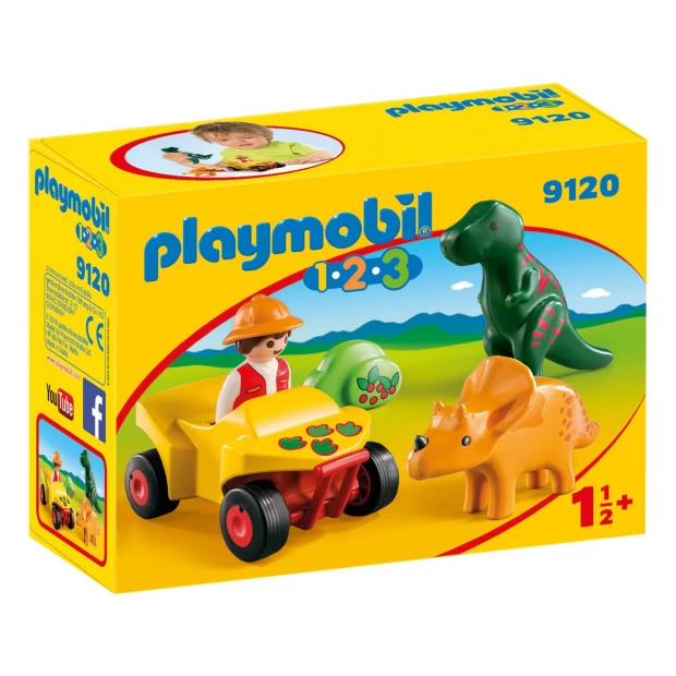 Playmobil Конструктор Исследователь с динозаврами - фото 1