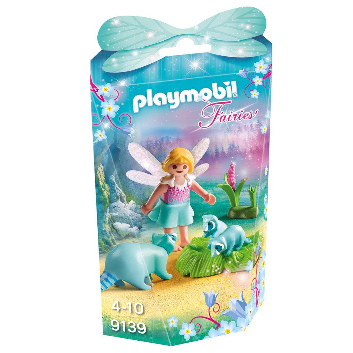 Playmobil Конструктор Девочка-фея с енотами 9139pm - фото 1