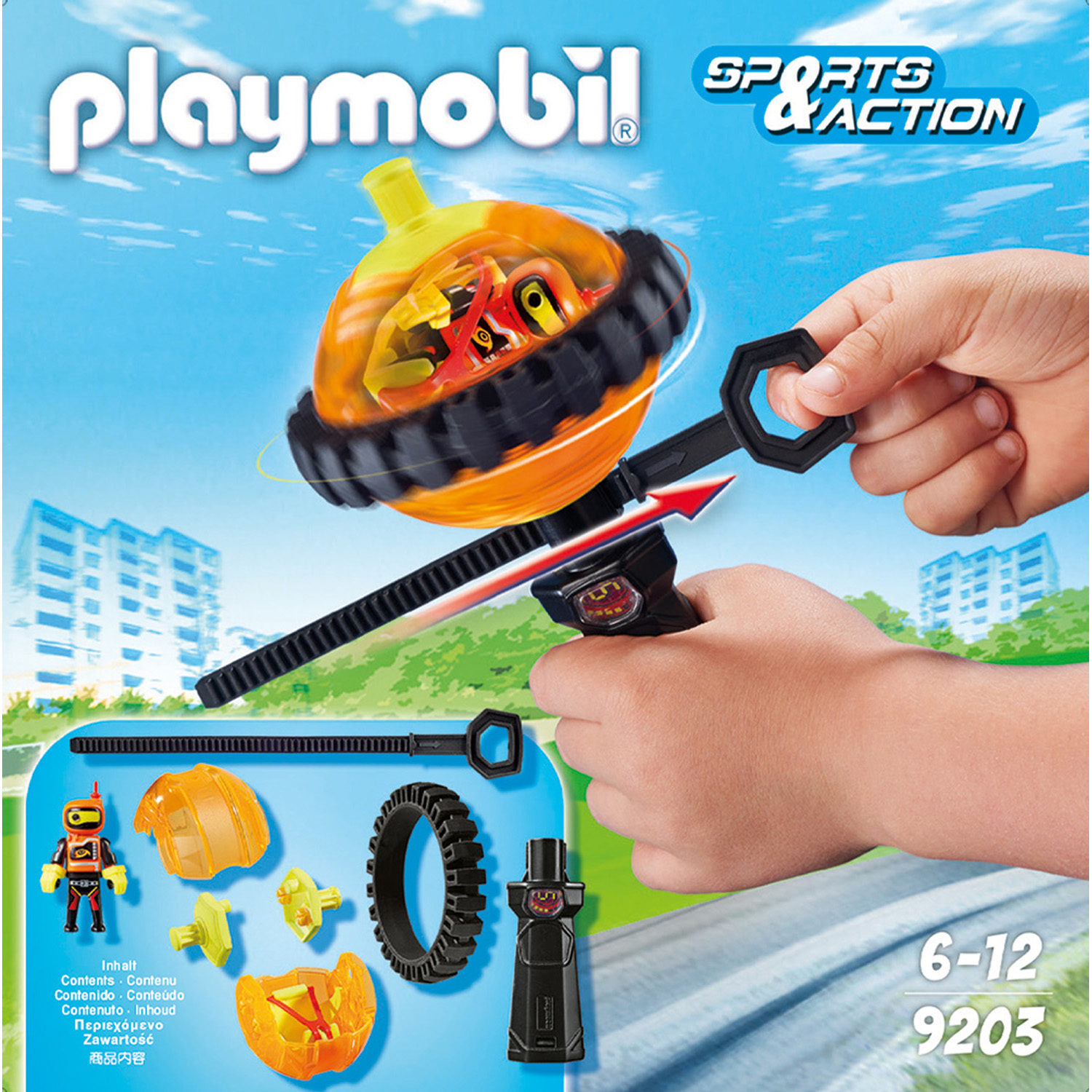 Playmobil Конструктор Оранжевый гонщик на роликах 9203pm - фото 2