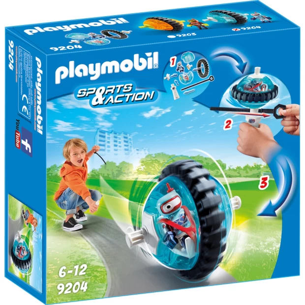 Playmobil Конструктор Синий гонщик на роликах - фото 1