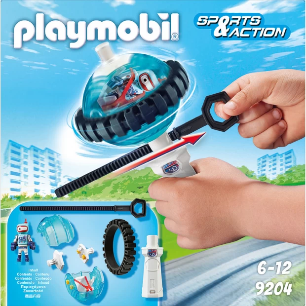 Playmobil Конструктор Синий гонщик на роликах - фото 2