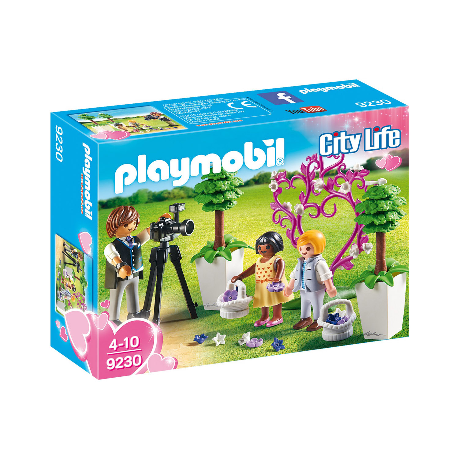 Playmobil Конструктор Фотограф и дети с цветами 9230pm - фото 1
