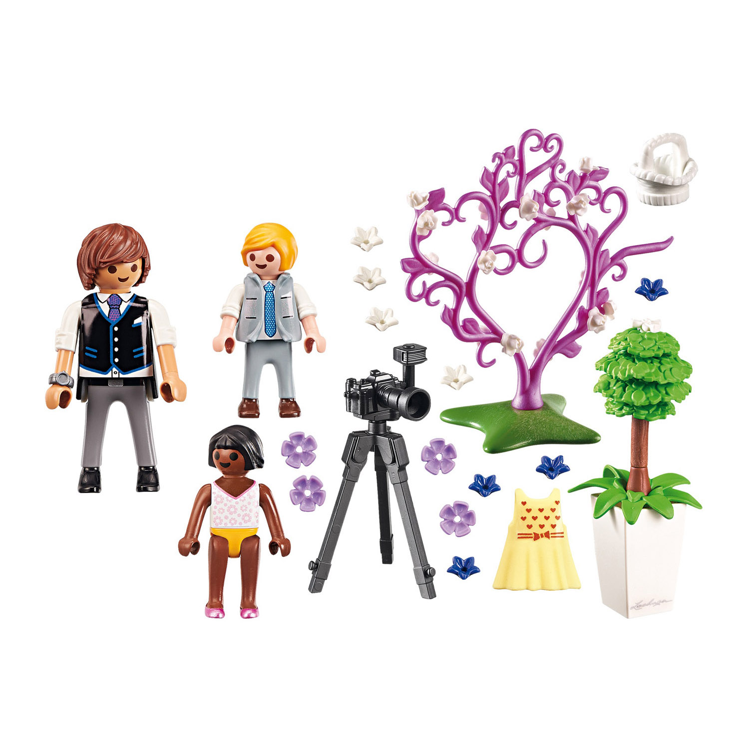 Playmobil Конструктор Фотограф и дети с цветами 9230pm - фото 2