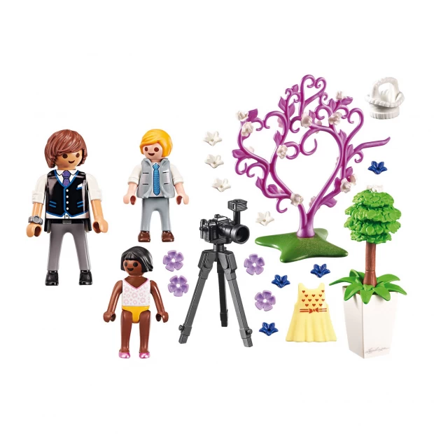 Playmobil Конструктор Фотограф и дети с цветами