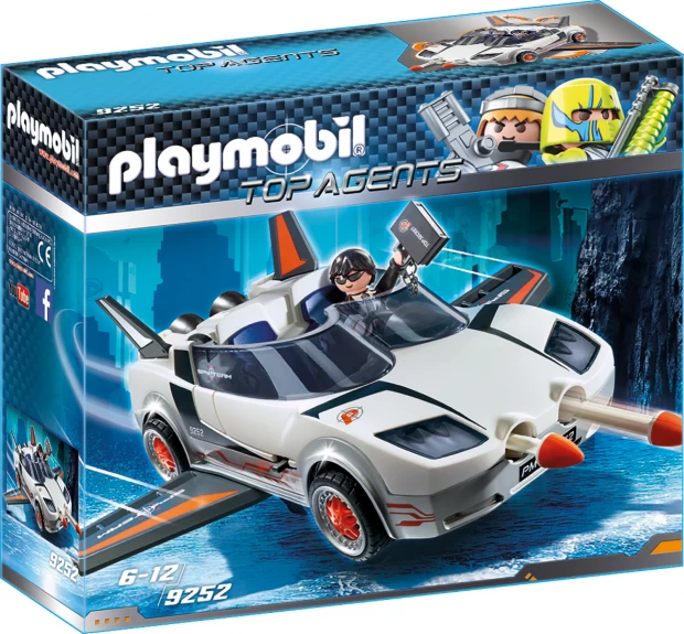 

Playmobil Конструктор Агент Р. с гонщиком