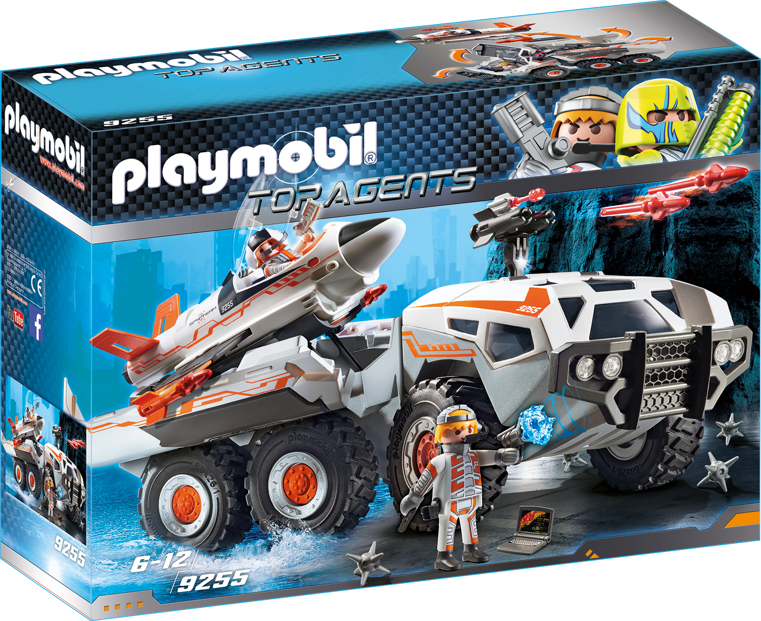 

Конструктор Playmobil Боевой грузовик команды шпионов, 9255pm
