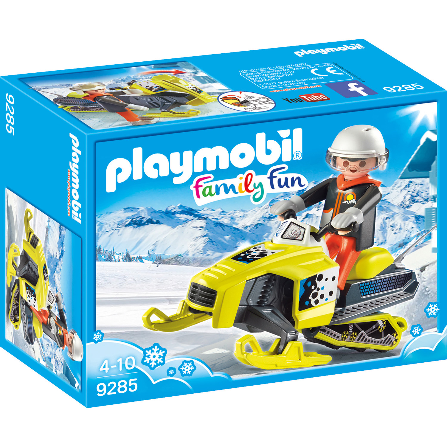 Playmobil Конструктор Сноумобиль 9285pm - фото 1