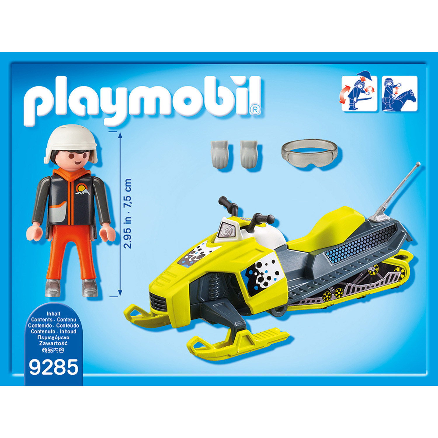 Playmobil Конструктор Сноумобиль 9285pm - фото 2