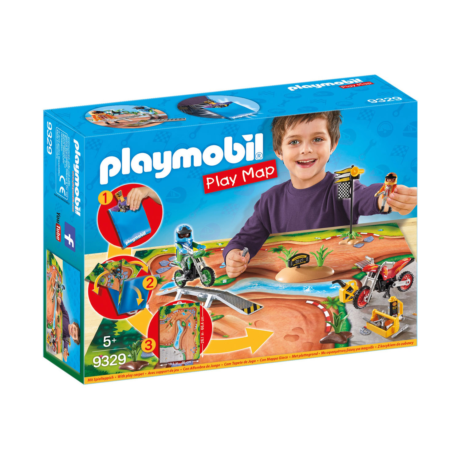 Playmobil Конструктор Мототрасса 9329pm - фото 1