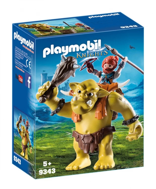 

Playmobil Конструктор Гигантский тролль с боевым гномом