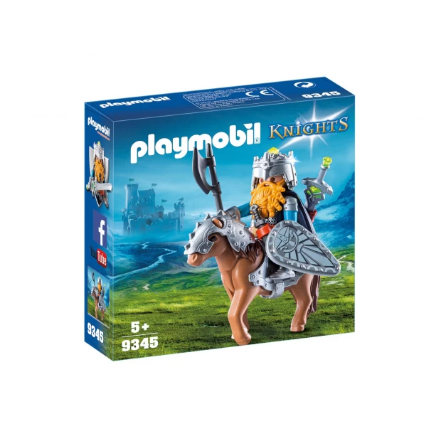 Playmobil Конструктор Боевой гном на коне - фото 1